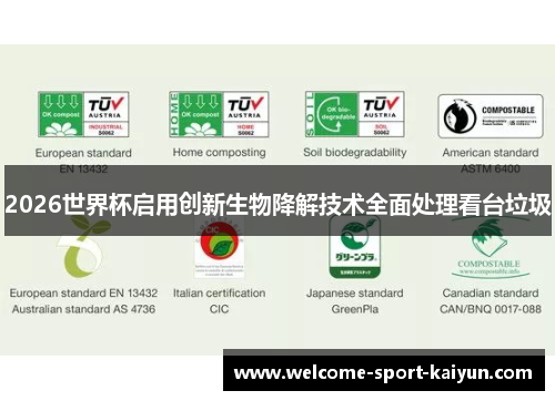 2026世界杯启用创新生物降解技术全面处理看台垃圾 2026世界杯启用创新生物降解技术全面处理看台垃圾